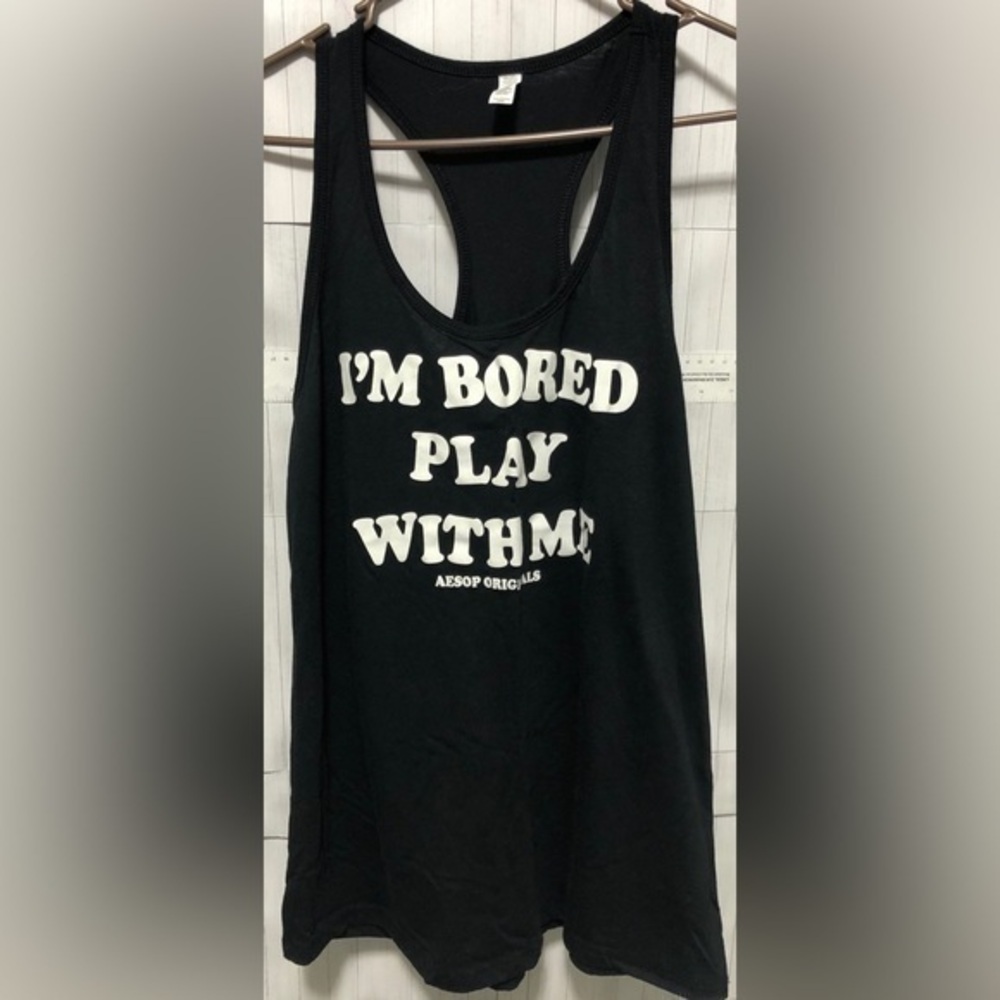 ♈️Aesop Originals Black & White tank top racer back style
